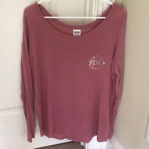 Mauve PINK long sleeve top